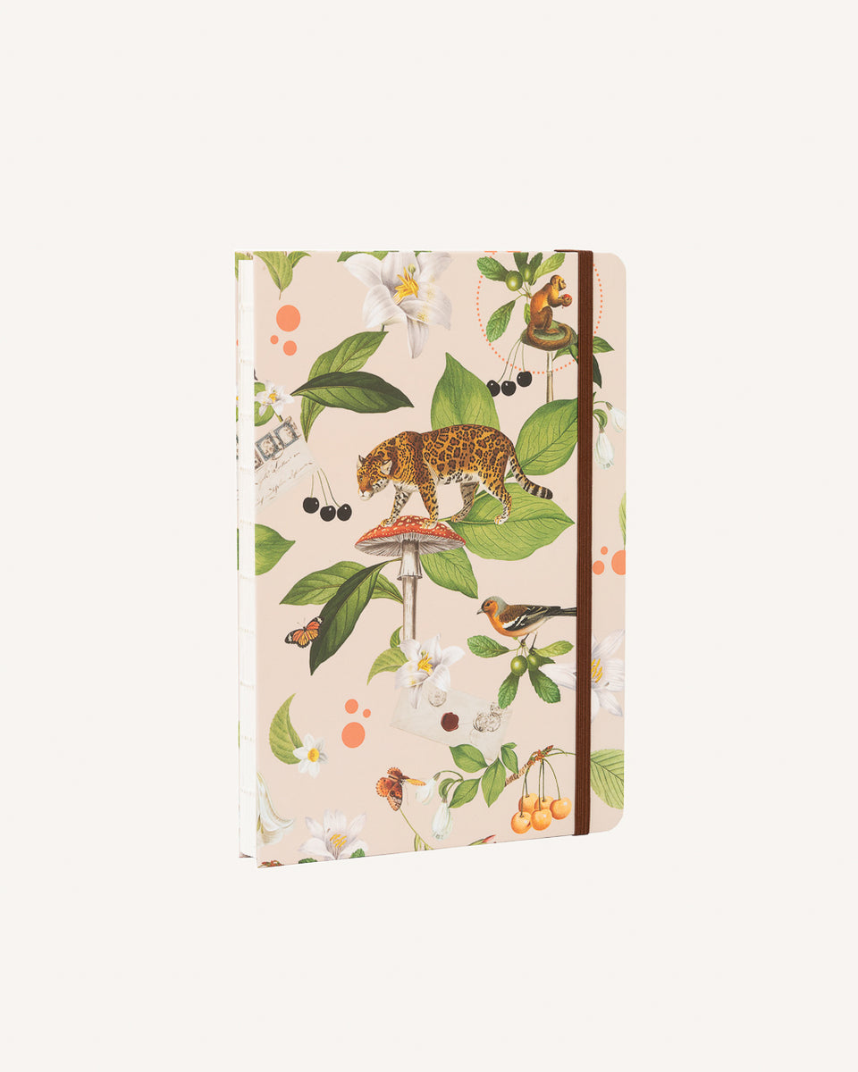 Kokonote Notebook A5 - Luxe Midnight Dahlia - Faux Leather