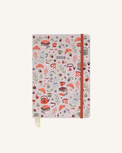 Aura Cozy Roast - 2026 Annual Weekly Planner