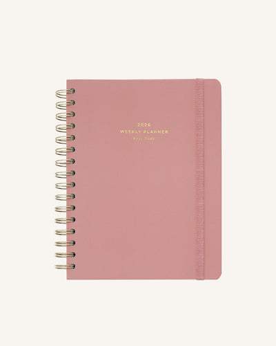 Bambina Rose Nude - 2026 Annual Weekly Planner