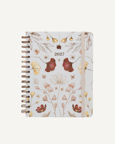 Bambina Jour Florale - Agenda Anual 2027 Semana Vista