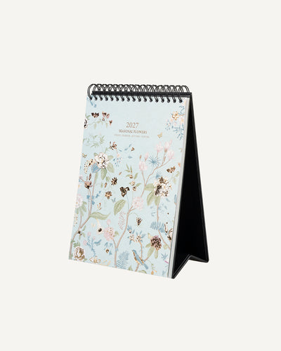 Calendario Seasonal Flowers - Escritorio | 12 ilustraciones | Pegatinas