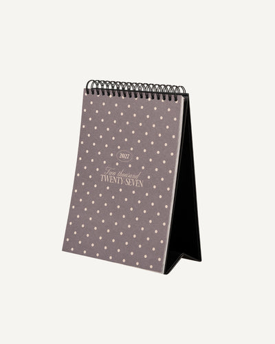 Calendario Mocha Dots - Escritorio | 12 ilustraciones | Pegatinas