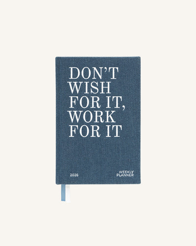 Classy Denim - 2026 Annual Weekly Planner