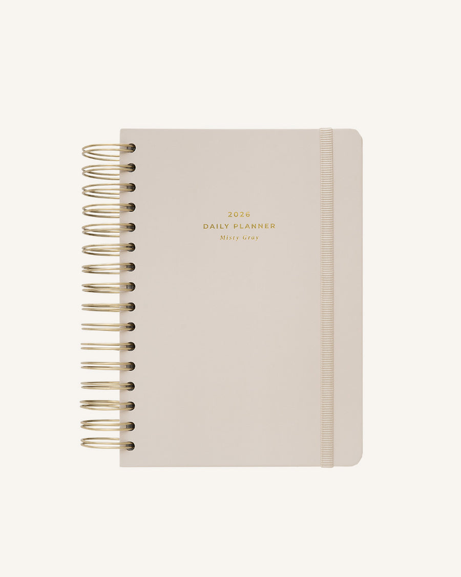 Muse Misty Gray - 2026 Annual Daily Planner