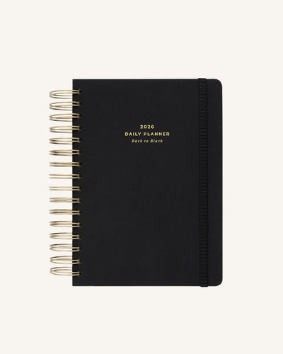 Muse Back to black - 2026 Annual Daily Planner