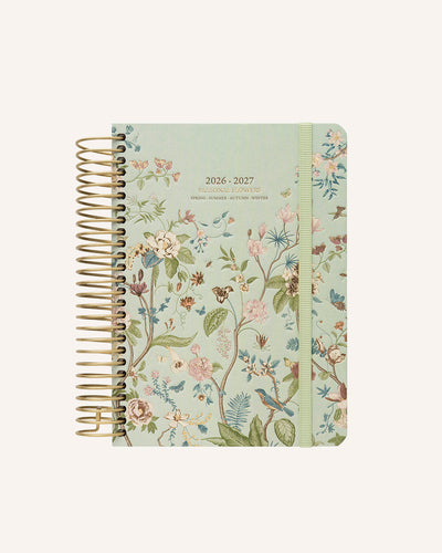 Muse Seasonal Flowers - Agenda Escolar 2026/2027 Día Página