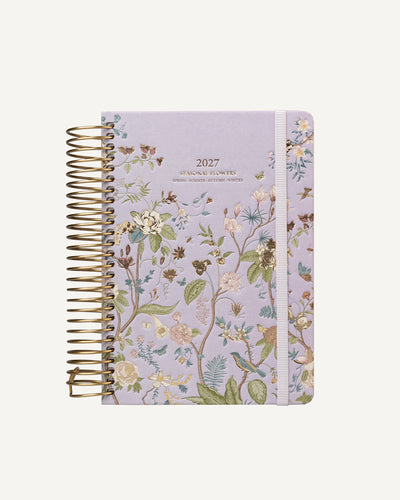 Muse Seasonal Flowers - Agenda Anual 2027 Día Página