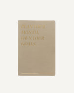 Undated Monthly Planner Chai Latte  -  PU Cover | 40 Sheets