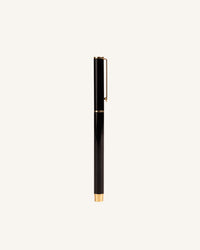 Back to Black Ballpoint Pen - Black Ink | Gold Trim