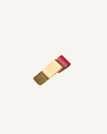 Cherry Lacquer Pen Holder - Metal Clip | Gold Finish