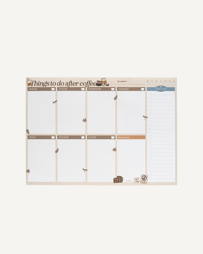 Gilmore Girls A4 Weekly Planner | 54 Sheets