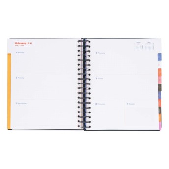 Typographical 2023/2024 Big Size Weekly Planner 17 Months