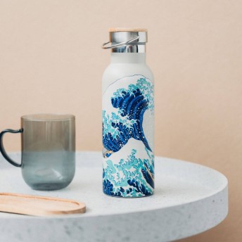 Hokusai Water Bottle