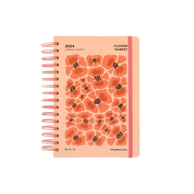Flower Market 2024 Muse Annual Daily Planner