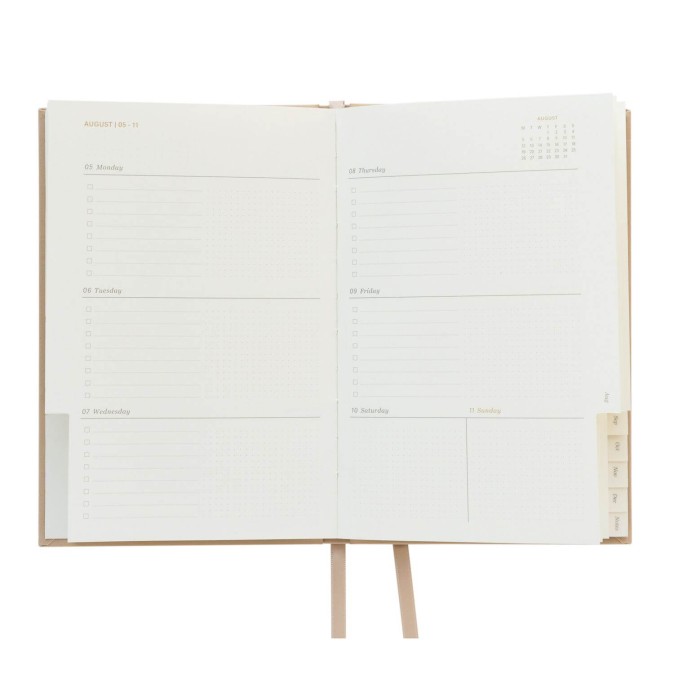 Toffee 2024 Classy Annual Weekly Planner