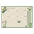 A3 Weekly Planner Notepad Botanical Cacti