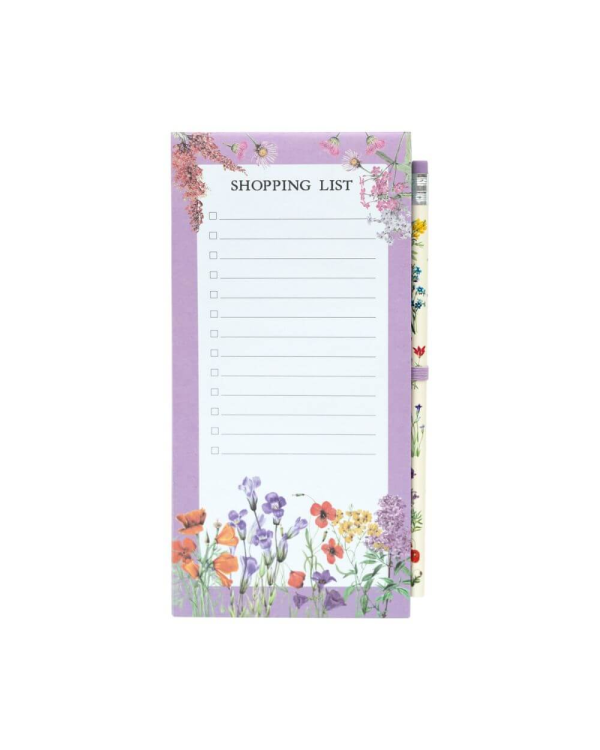 Wild Flowers Magnetic Notepad