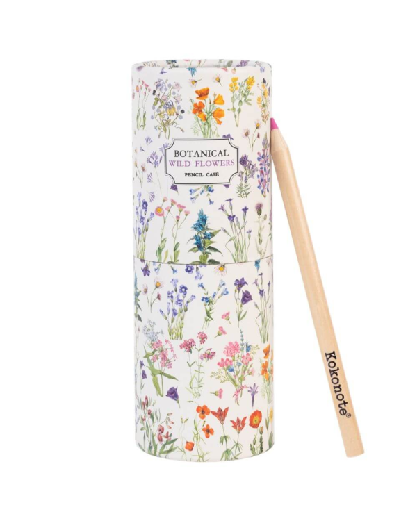 Set of Wild Flowers Coloring Pencil