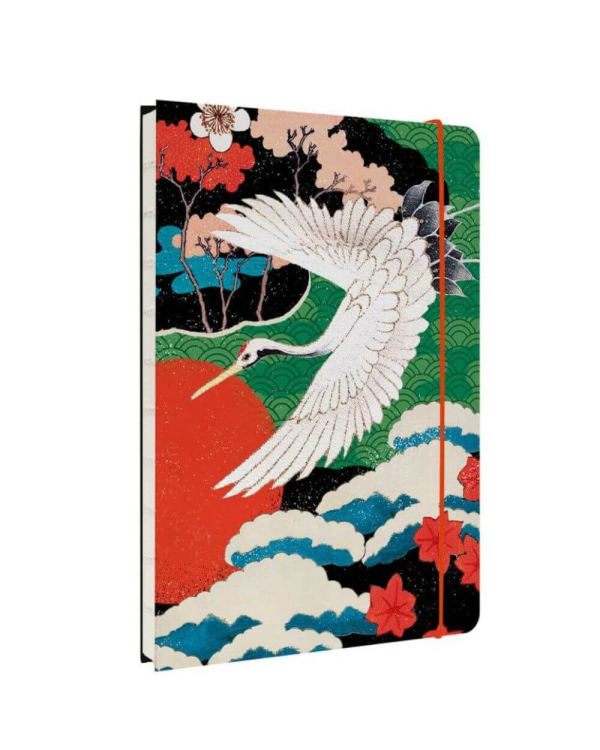 Japanese Crane A5 Stitched Notebook