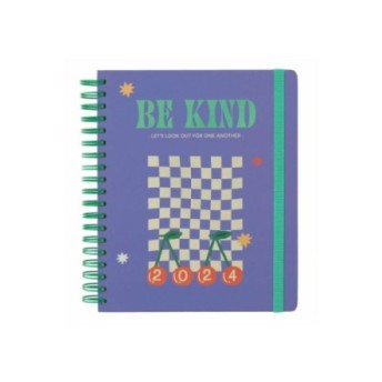 Be Kind 2023/2024 Big Size Diary Week To View 17 Months