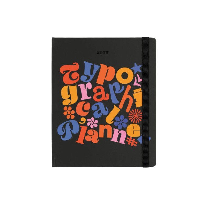 Typographical 2023/2024 Premium Diary Week To View 17 Months