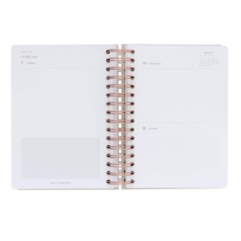 Misty Gray 2023/2024 A5 Academic Diary Day To Page 12 Months