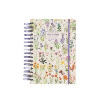 Wild Flowers 2023/2024 A5 Academic Diary Day To Page 12 Months