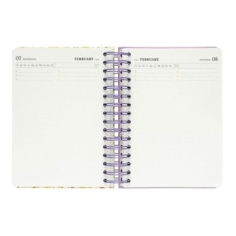Wild Flowers 2023/2024 A5 Academic Diary Day To Page 12 Months