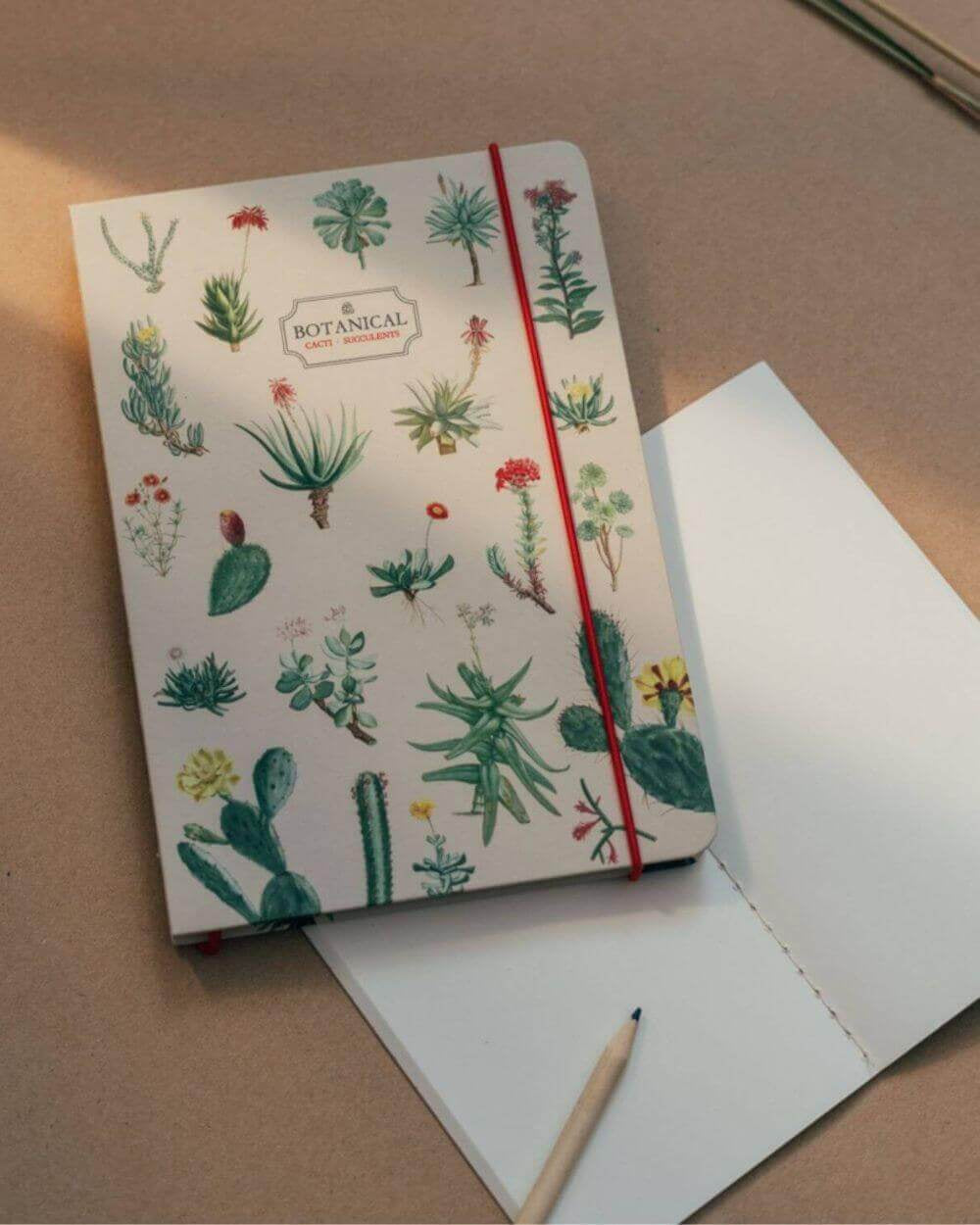 Botanical Cacti A5 Stitched Notebook