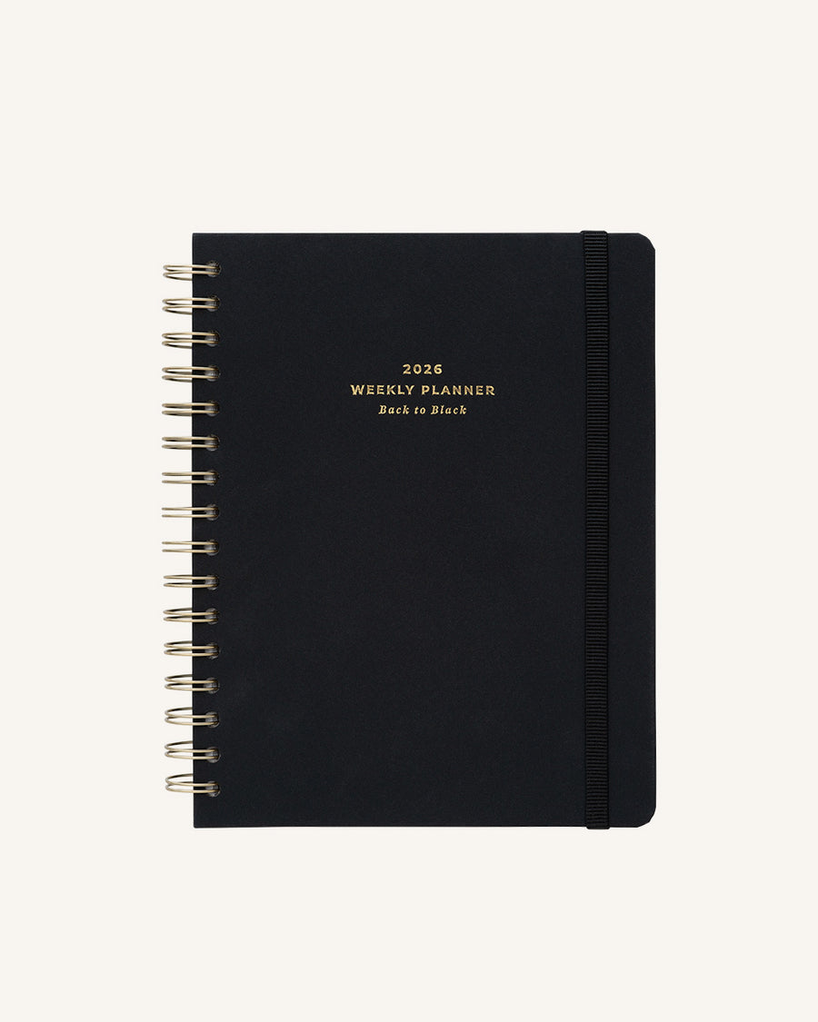 Bambina Back to Black - Agenda Anual 2026 Semana Vista