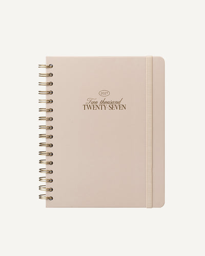 Bambina Misty Gray - Agenda Anual 2027 Semana Vista