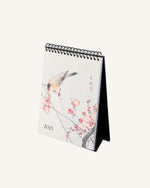 Zen Blossom Calendar - Desk | 12 Illustrations | Stickers