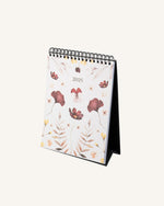 Nuit Florale Calendar - Desktop | 12 Illustrations | Stickers