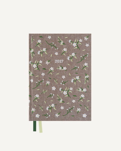 Gaia Cozy Bloom - Agenda Anual 2027 Semana Vista