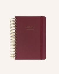 Muse Cherry Lacquer - Agenda Escolar 2026/2027 Día Página