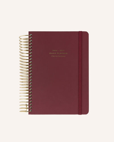Muse Cherry Lacquer - Agenda Escolar 2026/2027 Día Página