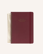 Muse Cherry Lacquer - Agenda Escolar 2026/2027 Día Página