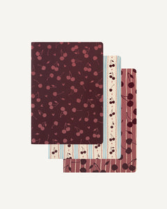 Set 3 Cuadernos Cherry - 32 Hojas | Tamaño A5
